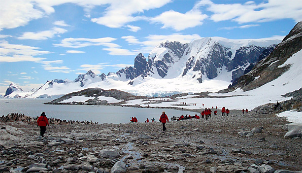 Antarctica visitors tourism
