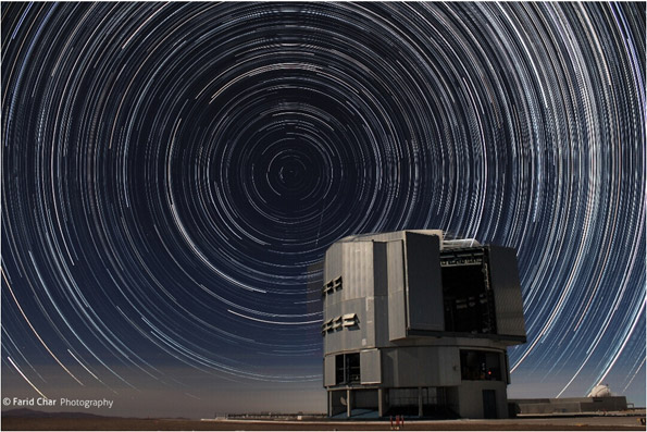 South Pole Star from Santiago Chile proves the globe Earth
