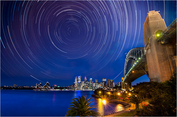 South Pole Star from Sydney Australia proves the globe Earth