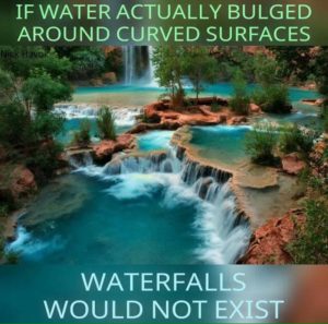 Waterfalls supposed prove flat earth