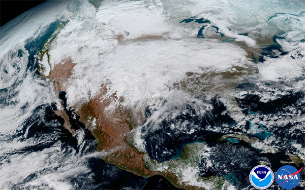 Goes-16 North America/CONUS Satellite 