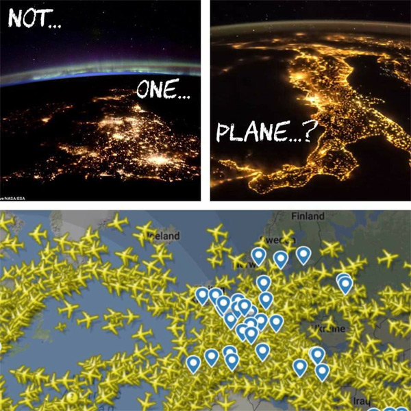 Paul Raines shared this post to the Facebook group: The FLAT out TRUTH & no BALL face LIES., not one plane