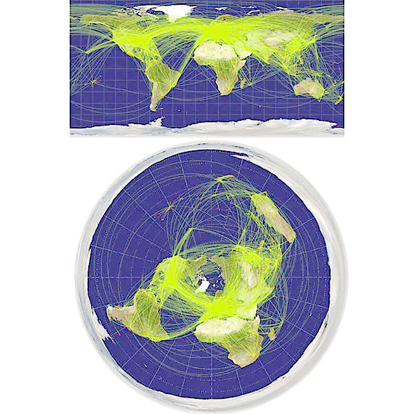 Mercator map proves flat earth is impossible