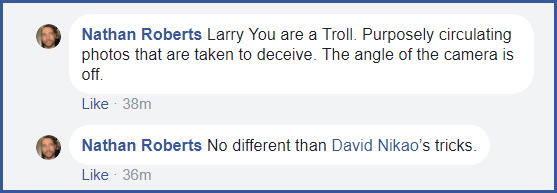 Nathan Roberts tagged me on a post on the Facebook group: The Real Flat Earth vs Globe Earth