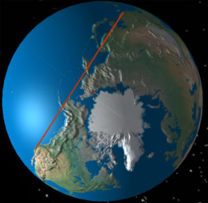 Airplane Flights Prove The Flat Earth Deception, Los Angeles to Shanghai, direct