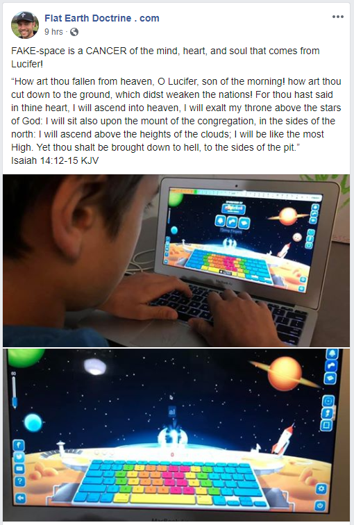 Flat Earth Doctrine FAKE-space is a CANCER of the mind, heart, and soul that comes from Lucifer!