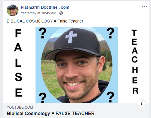 Nathan Roberts of Flat Earth Doctrine is a False Teacher