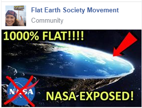 flat earth society has members all around the globe