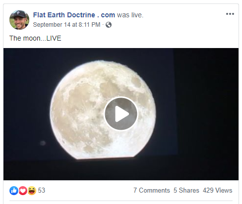 Nathan Roberts takes video of full moon with Nikon P1000 camera