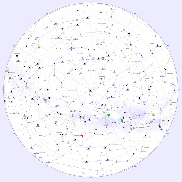 northern hemisphere stars
